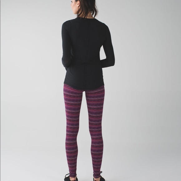 LULULEMON SPACE DYE TWIST REGAL PLUM WUNDER UNDER - Picture 2 of 3